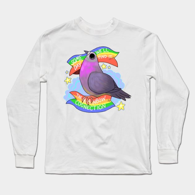 The Rainbow Coonection Long Sleeve T-Shirt by ProfessorBees